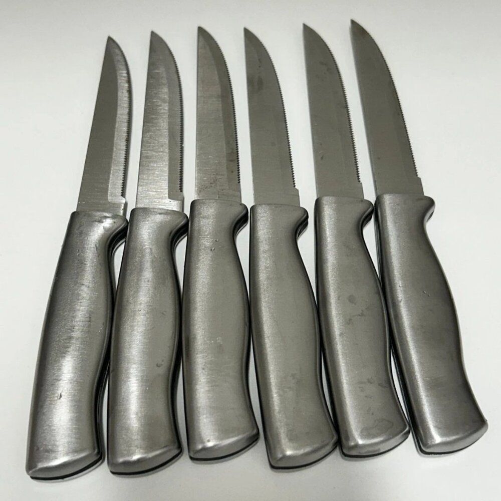 Set of 6 Steak Knives – Open Package, Unused